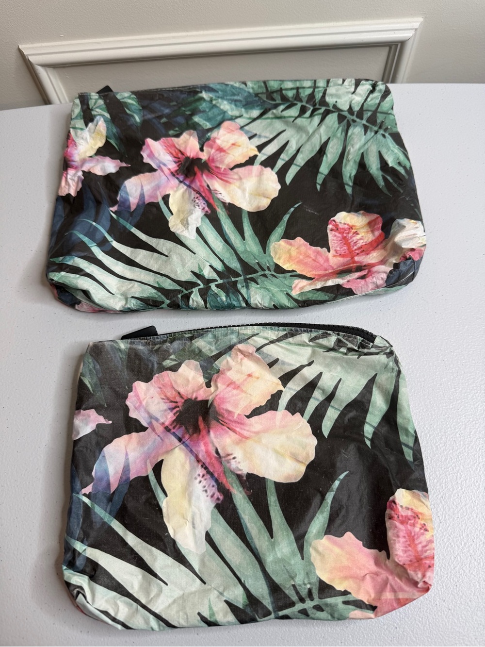 Aloha Collection Hibiscus Palm Print Small & Midi Set